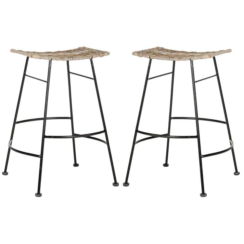 Atara 30 in. Gray Bar Stool (Set of 2) price history on PriceWatchPro