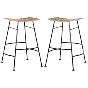 Atara 30 in. Gray Bar Stool (Set of 2)