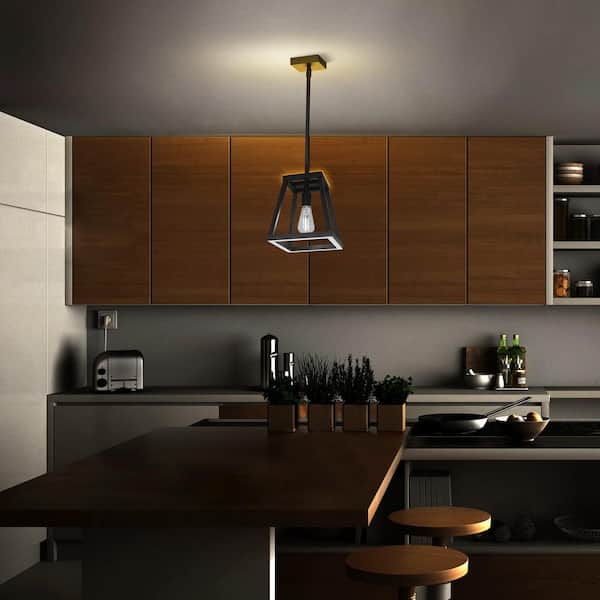 Feit Electric Katalyst 60-Watt 1-Light Matte Black Modern