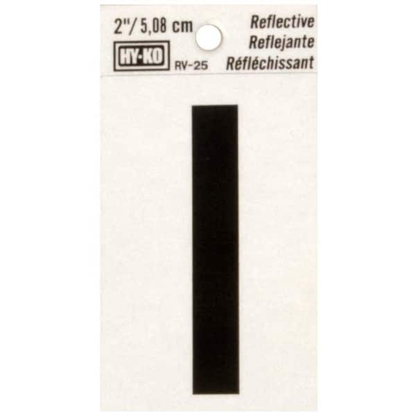 HY-KO 2 in. Self-Adhesive Vinyl Letter I