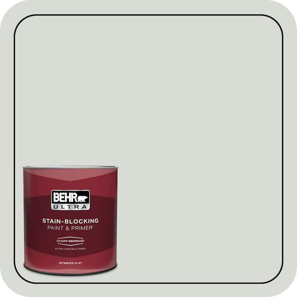 BEHR ULTRA 1 qt. #PWN-67 Nurture Extra Durable Flat Interior Paint & Primer