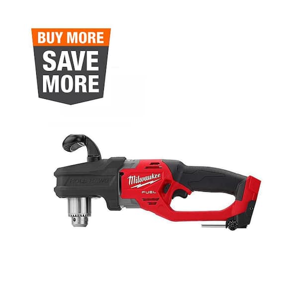 M18 FUEL GEN II 18V Lithium-Ion Brushless Cordless 1/2 in. Hole Hawg Right Angle Drill (Tool-Only)