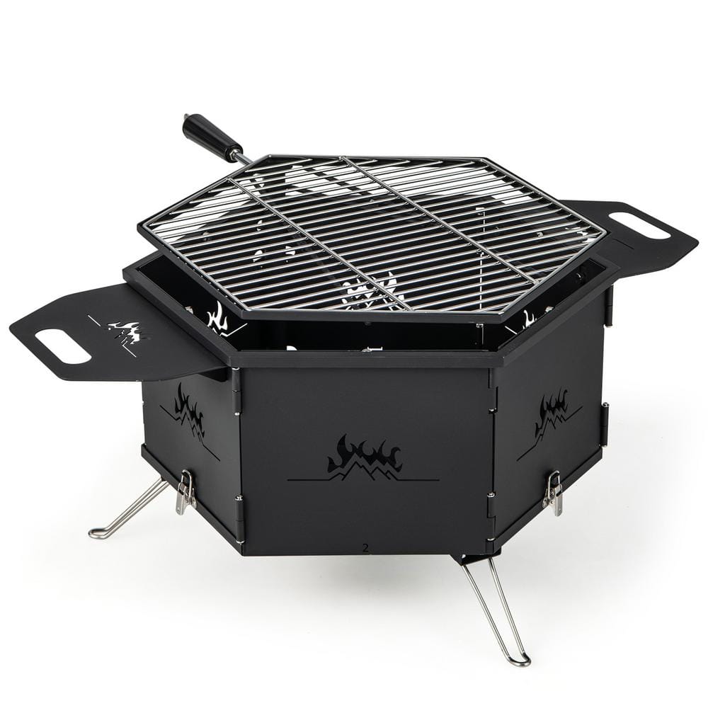 Reviews for Costway 2-in-1 Functional Portable Charcoal Grill Stove ...