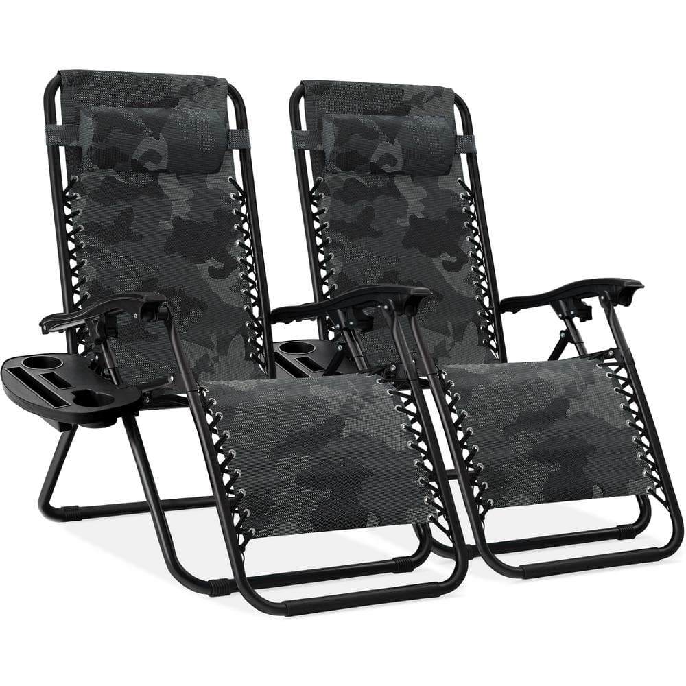 Best Choice Products Camoflauge Metal Zero Gravity Reclining Lawn Chair