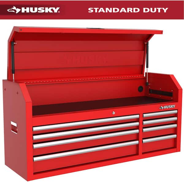 Modular Tool Storage 52 in. W x 16 in. D Standard Duty Red Top Tool Chest