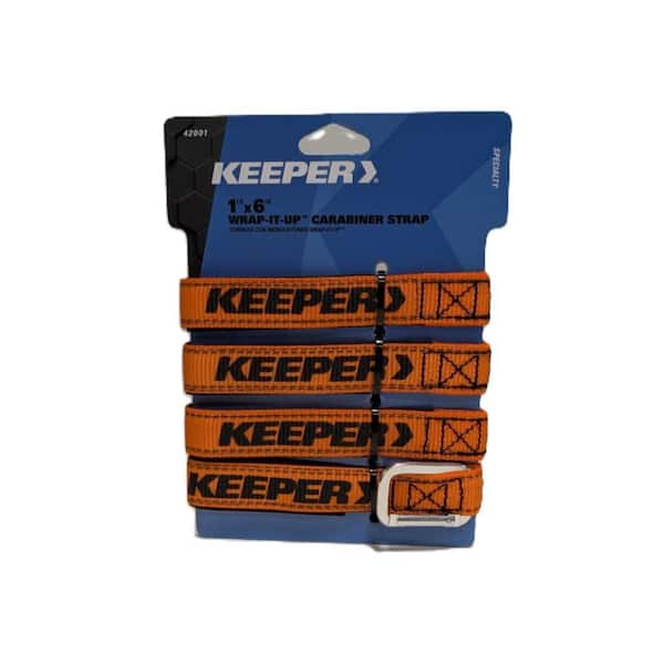 Orange Wrap-It-Up Carabiner Strap (4-Pack)