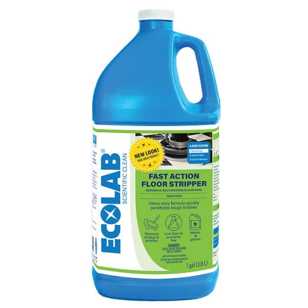 1 Gal. Fast Action Floor Stripper Concentrate; Removes Heavy Build Up on Vinyl, Epoxy and Concrete Flooring