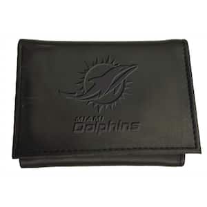 Miami Dolphins NFL Leather Tri-Fold Wallet