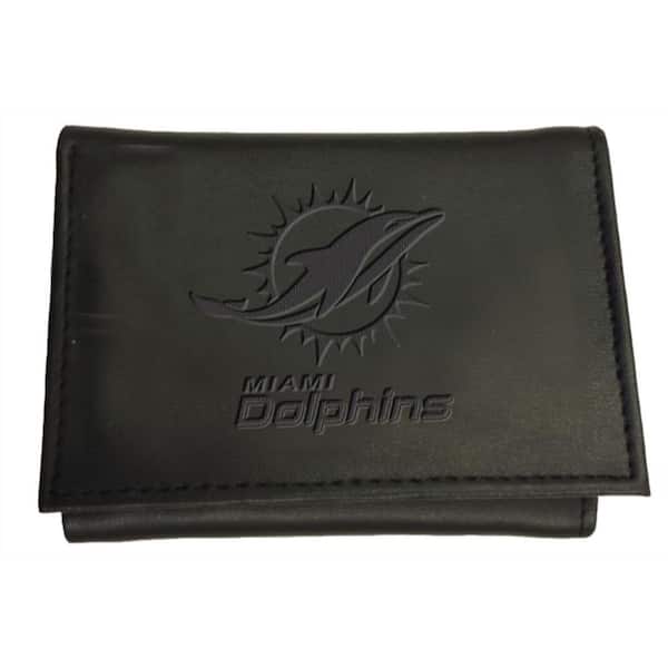Team Sports America Miami Dolphins NFL Leather Tri-Fold Wallet
