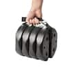 USW40lbs.BlackUSWeightCanopyWeightPlateswithCarryStrap(Setof4)U0040-TheHomeDepot