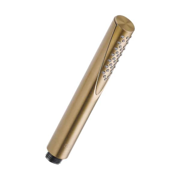 Delta Trinsic 1-Spray Patterns 1.75 GPM 1.2 in. Wall Mount Handheld Shower Head in Champagne Bronze