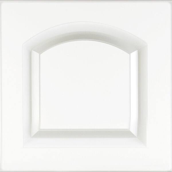 KraftMaid Edgemont 14 5/8 x 14 5/8 in. Cabinet Door Sample in White
