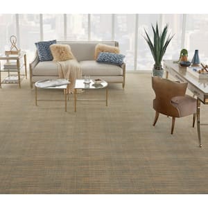 Suspicion - Marina - Green 13.9 ft. 71 oz. Wool Texture Installed Carpet