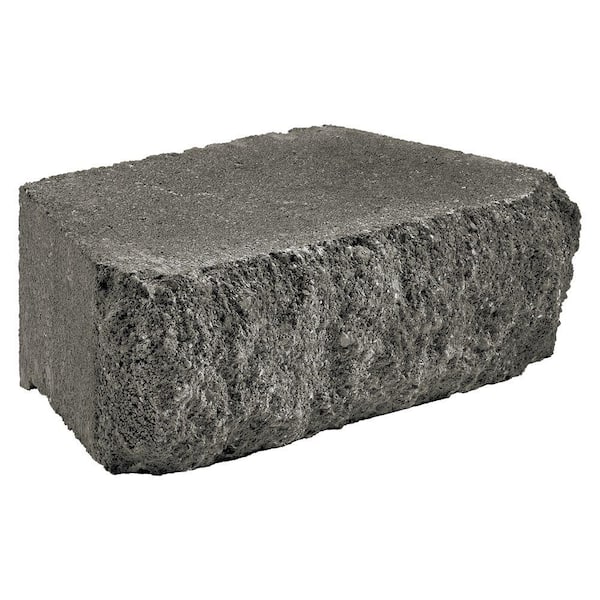Anchor Carlton 3 in. x 10 in. x 6 in. Charcoal Concrete Retaining Wall Block (192- Piece Pallet)
