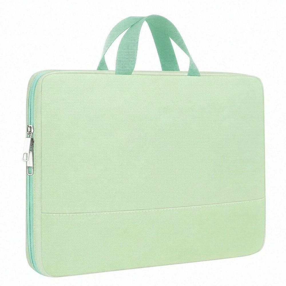 Mint Green 15.6 in. Laptop Sleeve Computer Bag Water Resistant Computer Case Carrying Cover Compatible for Men Women