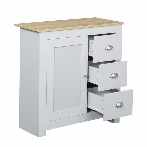 Donason Grey Sideboard with Drawers