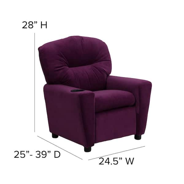 Purple kids recliner hot sale