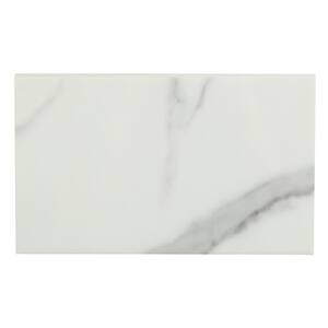 Calacatta Nowy Single Beveled 6 in. x 73 in. Polished Engineered Marble Threshold Floor and Wall Tile (6.08 lin. ft.)