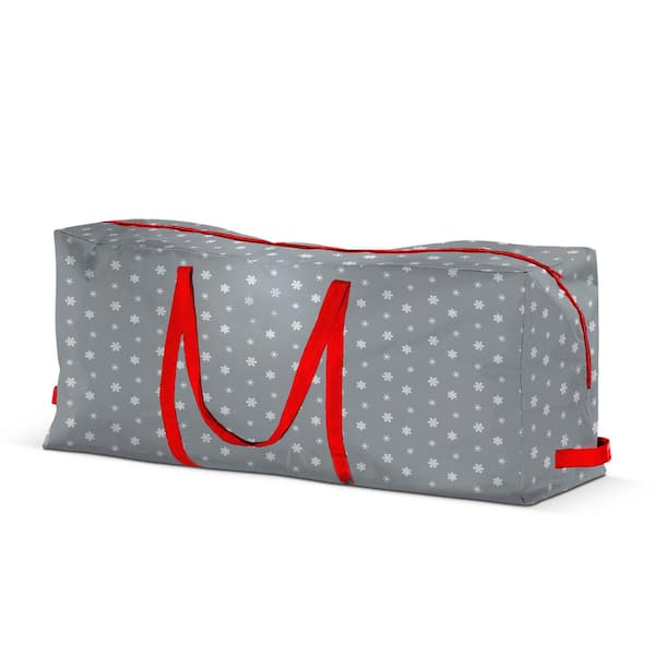 OSTO Gray Waterproof Artificial Tree Storage Bag for Trees Up to 9 ft. Tall