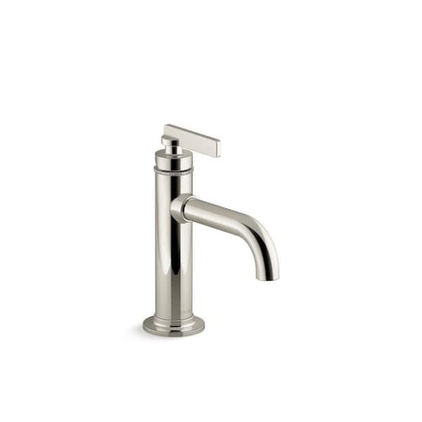 KOHLER Castia By Studio McGee Single-Handle Single-Hole Bathroom Faucet 1.2 GPM in Vibrant Polished Nickel