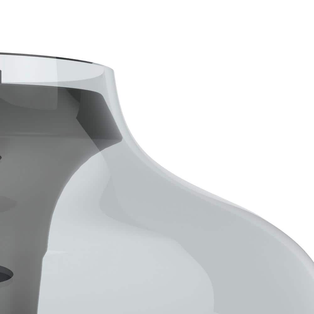 Hunter Vidria Matte Black 12" LED Teardrop Pendant Light