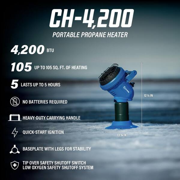 Clam Indoor-Outdoor Ice Fishing Heater - CH-4200 19152 - The Home