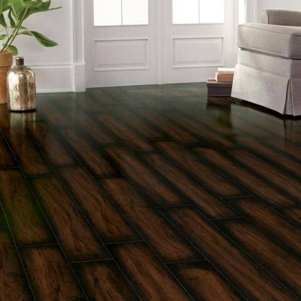 Home Decorators Collection High Gloss, High Gloss Laminate Flooring 12mm