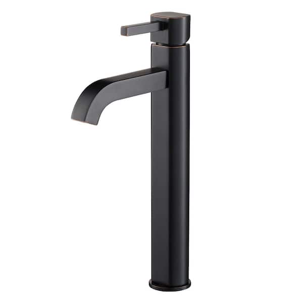 Ramus Single Hole Single-Handle Vessel Bathroom Faucet in Oil Rubbed Bronze
