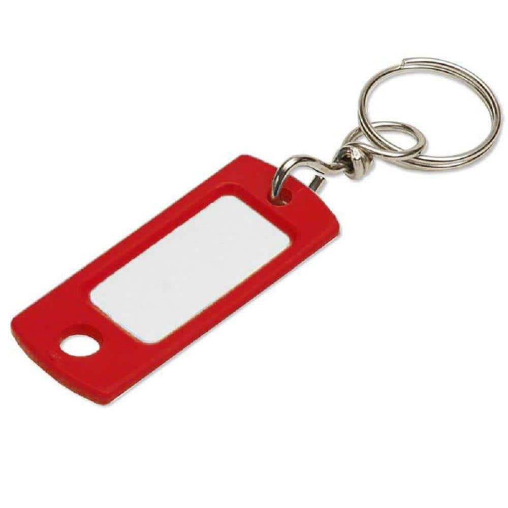 Key Identifier Tag Plastic Keytag with Split Key Ring - Bulk Pack 50 to a  Bag