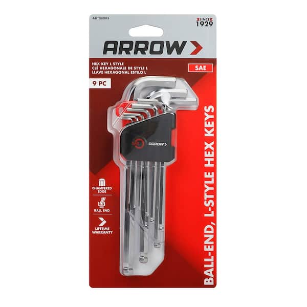 Reviews for Arrow Fastener Arrow L-style Hex Key Set with SAE