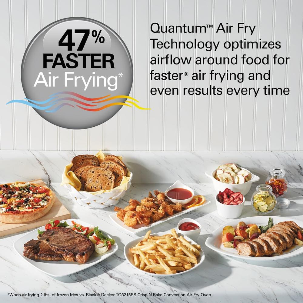 6-Slice Stainless Steel Air Fryer Toaster Oven