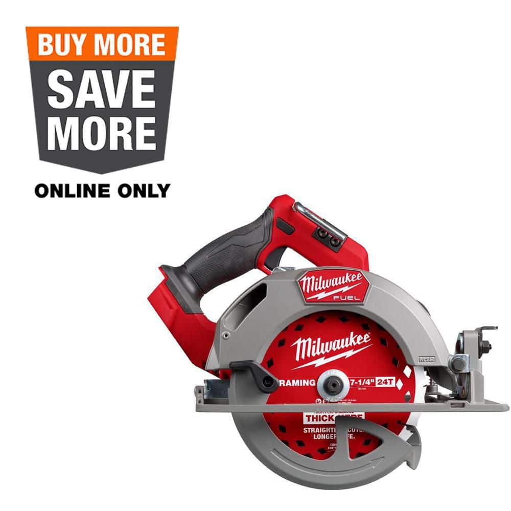 Milwaukee M18 FUEL 18V Lithium-Ion Brushless Cordless 7-1/4 in. Circular Saw (Tool-Only) 2834-20