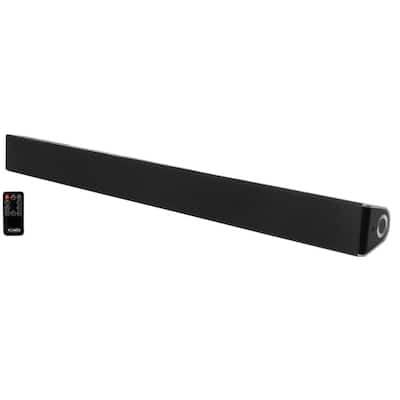 Wall Mountable 2.1-Channel Bluetooth Sound Bar Speaker with Built-In Subwoofer
