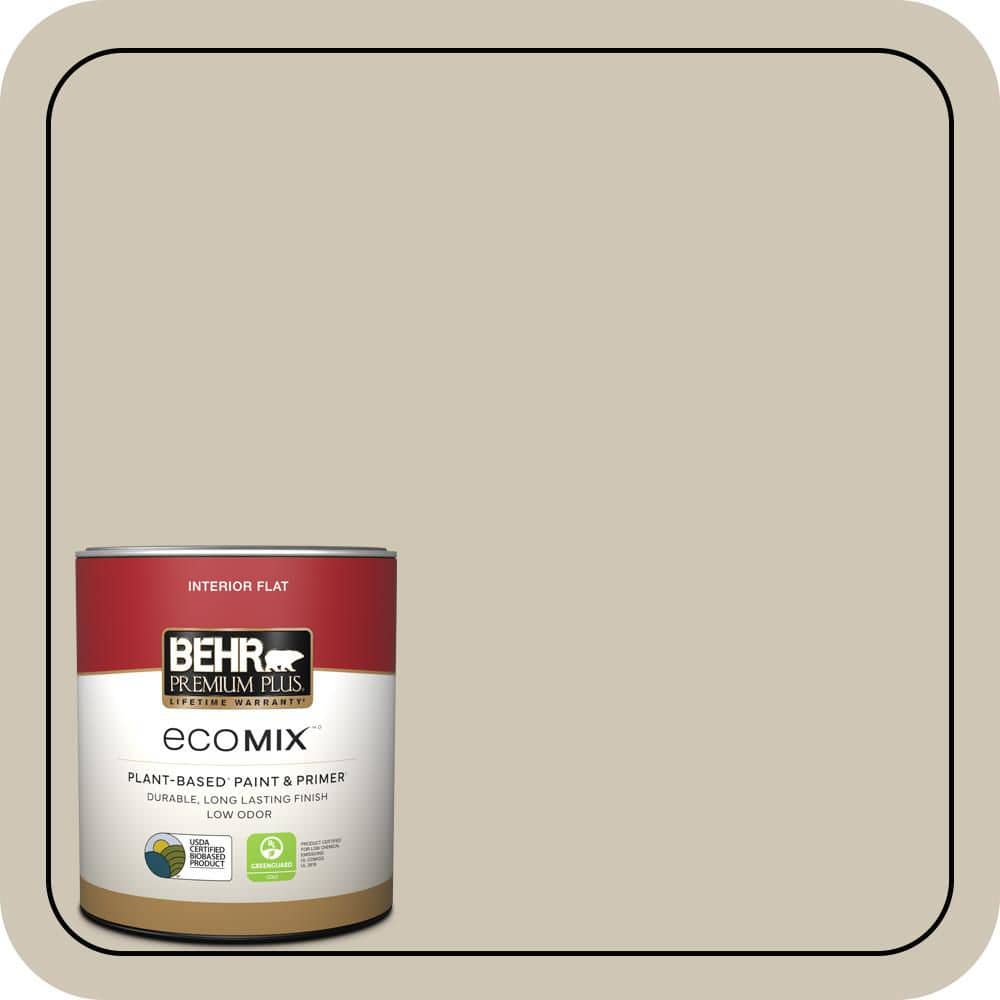 1 qt. #N310-3 Sandstorm Flat EcoMix Plant-Based Interior Paint & Primer price history on PriceWatchPro