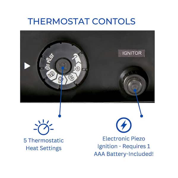 HearthSense 24 in. 32,000 BTU T-Stat Control Country Oak Vent Free Dual  Fuel Gas Log Set 140318 - The Home Depot