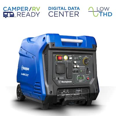 iGen4500 4,500/3,700-Watt Gas Powered Inverter Generator with LED Display, Electric/Remote Start and RV-Ready Outlet
