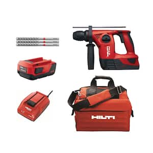 22-Volt Lithium-Ion TE 4 Cordless Rotary Hammer with Two 4.0 Ah Batteries, Charger, Bits and Bag