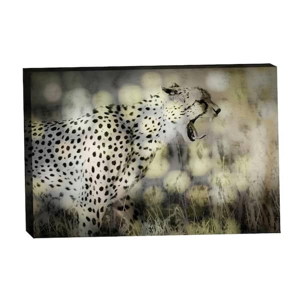 VENICE BEACH Collections Fierce Bokeh Leopard by Grotto Studios 1-Piece Unframed Graphic Print Animal Poster Art Print 36 in. x 24 in.