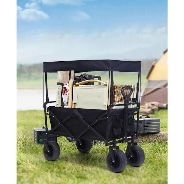 MUKE Collapsible Wagon Camping Cart Garden Cart 600D