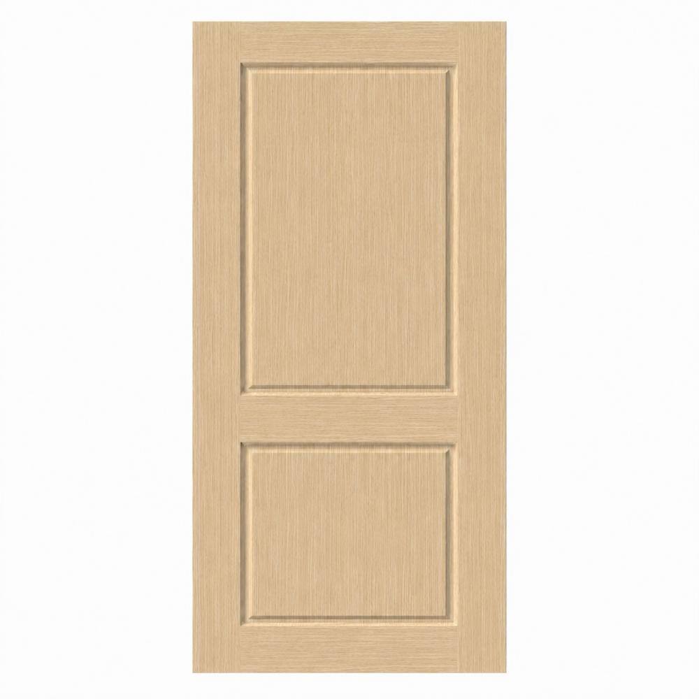 Two Panel Sliding Barn door 79in.X 24in. in White Oak Thermal-Foil with Matte Black sliding Hardware price history on PriceWatchPro