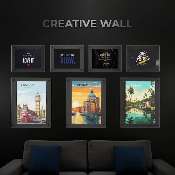 Fab Glass and Mirror 34 in. W. x 44 in. Rectangular Double Acrylic