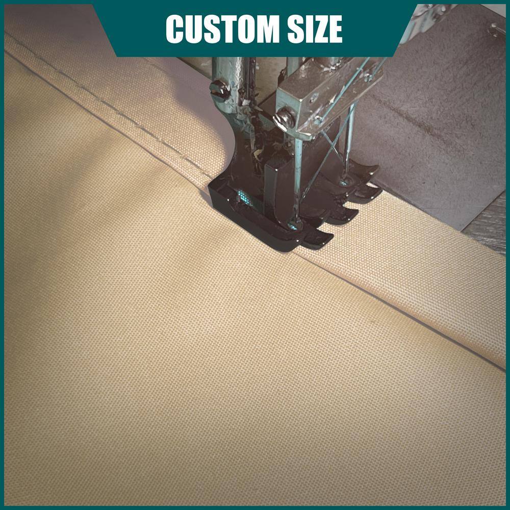 Beige 16' x 16' x 16' Waterproof Triangle Patio Shade Sail