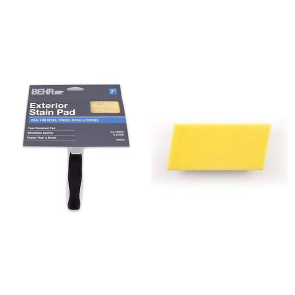 7 in. Exterior Stain Pad Applicator and 6 in. Multi Painter for Edging and Trimming Combo