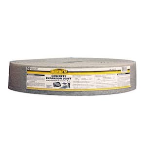 Trim-A-Slab 1-3/8 in. x 25 ft. Concrete Expansion Joint Replacement in  Black 3066 - The Home Depot