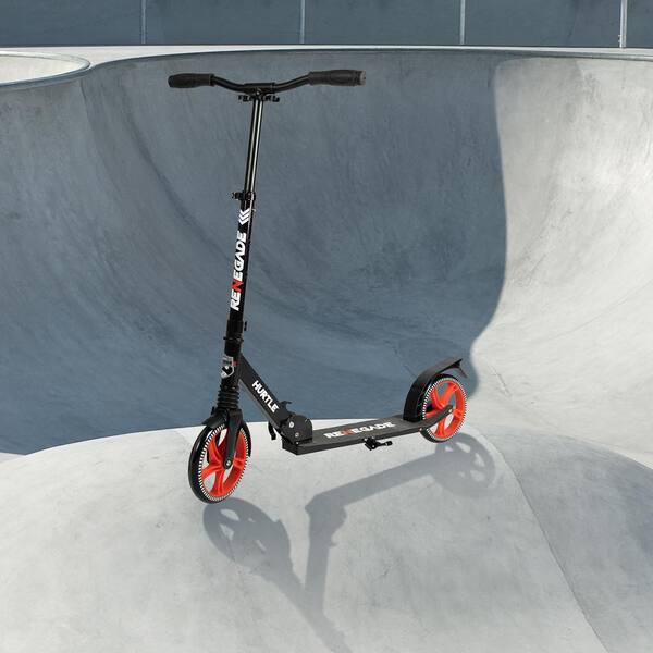 HURTLE Lightweight and Foldable Kick Scooter Adjustable for Teens