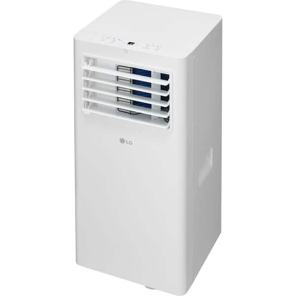 5,100 BTU (DOE) 9,000 BTU (ASHRAE) 115-Volt Portable Air Conditioner with Dehumidifier Function and Remote in White