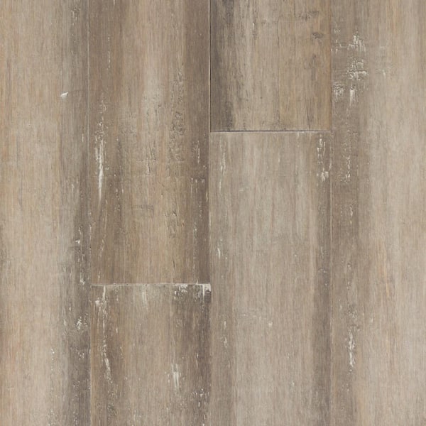 SELKIRK FLOORS Take Home Sample - 5 in. W x 4 in. L Crescent Luna Bamboo Flooring
