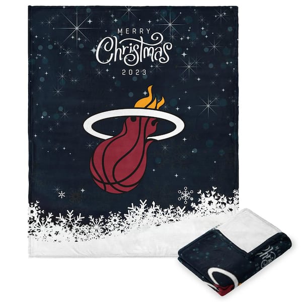 THE NORTHWEST GROUP NBA Christmas 2023 Heat Multicolor Polyester Silk Touch Throw Blanket