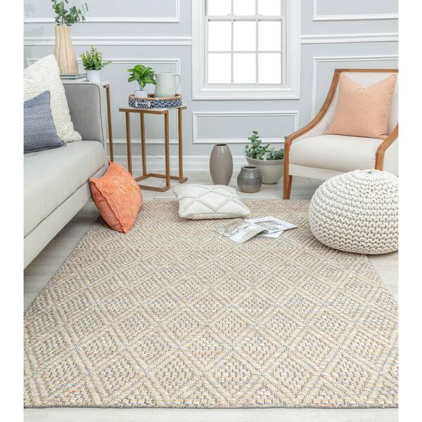 Tappeto Lungo In Lana Cream Rugs America – Resistente Alle Macchie E Perfetto Per Corridoi E Ingressi, 2x8 Piedi