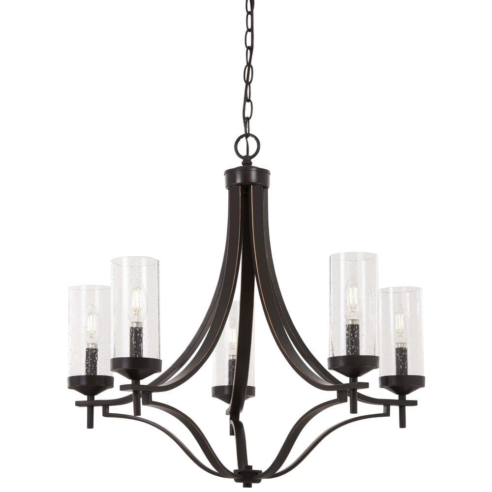 Minka Lavery Elyton 5-Light Downtown Bronze with Gold Highlights